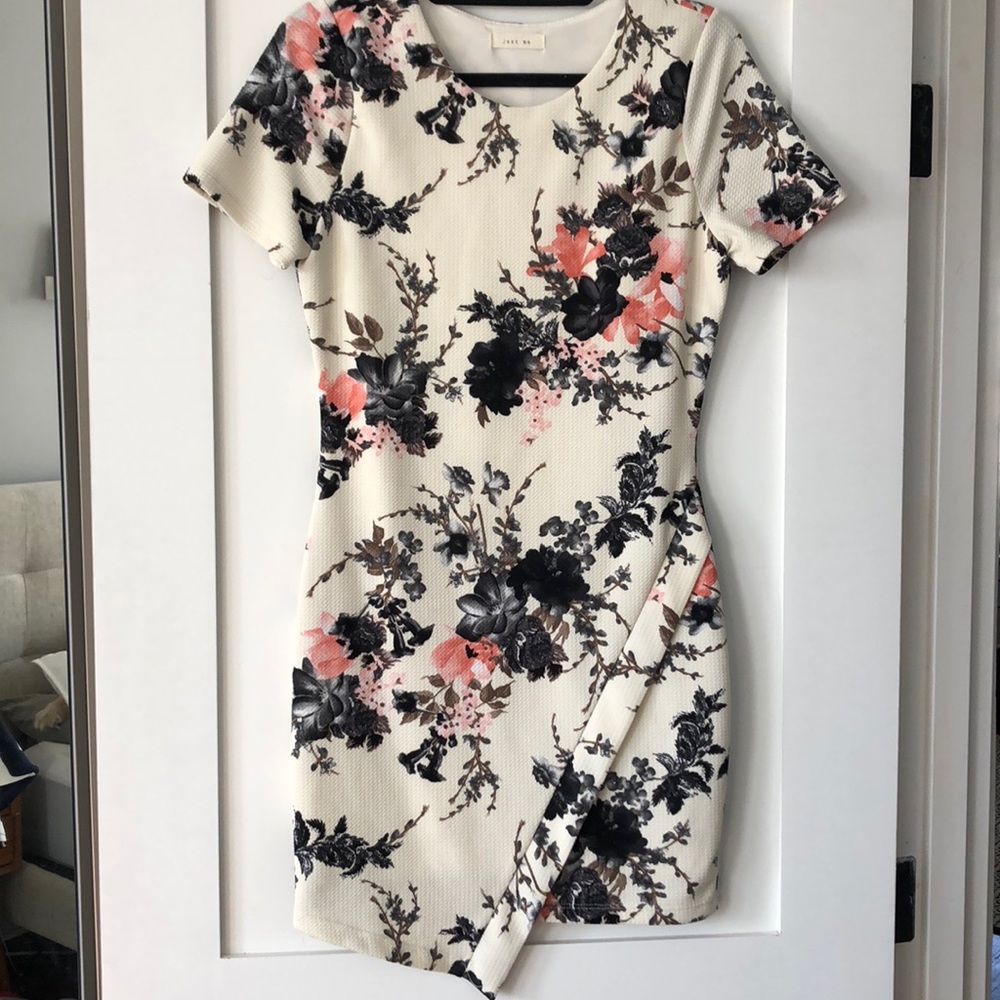 White floral dress